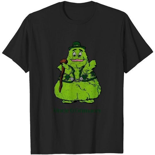Discover Uncle O'Grimacey Irish McDonaldland Grimace (Distressed) - Irish - T-Shirt