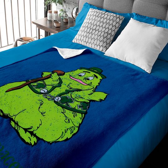 Discover Uncle O'Grimacey Irish McDonaldland Grimace (Distressed) - Irish - Baby Blankets