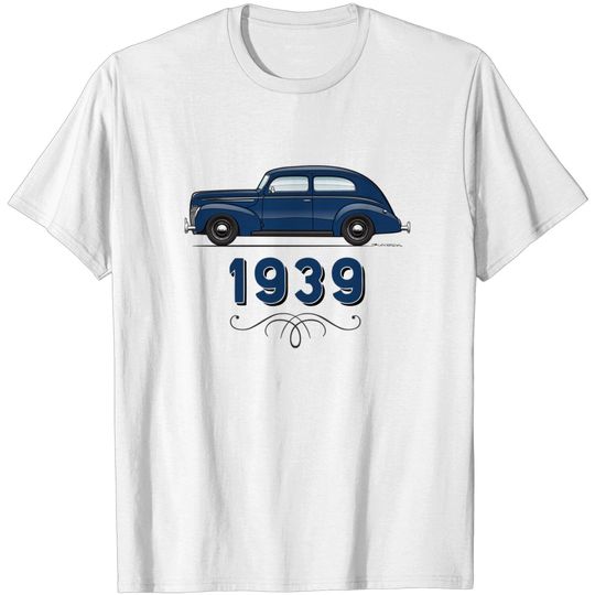 Discover 1939-Jefferson Blue - 1939 Sedan - T-Shirt