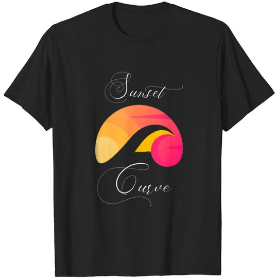 Discover funny sunset curve - Sunset Curve - T-Shirt