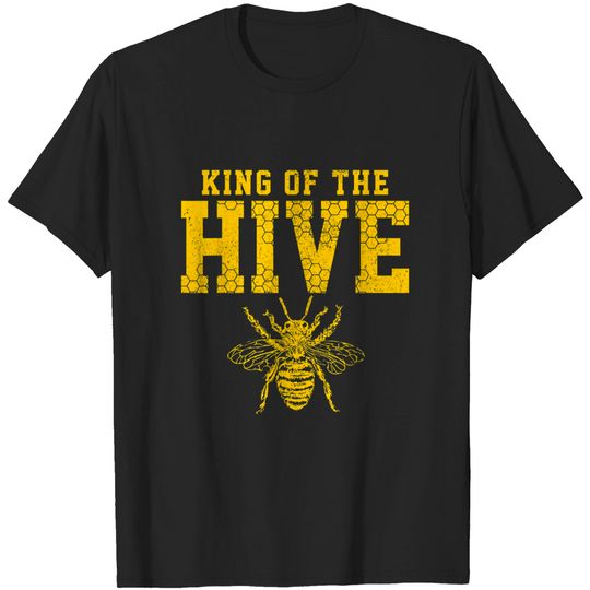 Discover King Of The Hive Shirt - Bee Tshirt Funny Beekeeper Gift T-Shirt