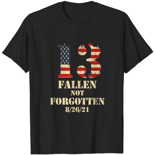 Discover Say Their Names 13 Fallen Not Forgotten Vintage T-Shirt