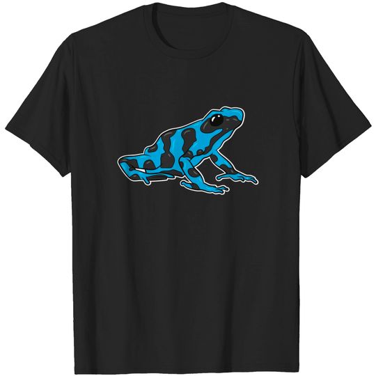 Discover Blue Poison Dart Frog Dendrobatidae Poison Arrow Frog T-Shirt
