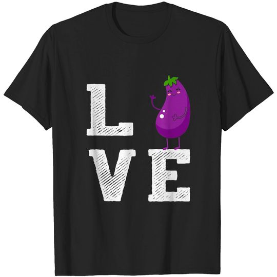 Discover Eggplant Lover Outfit Eggplant Gift T-Shirt