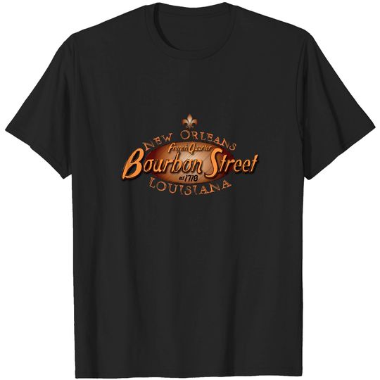 Discover New Orleans Louisiana Bourbon Street French Quarter T-Shirt