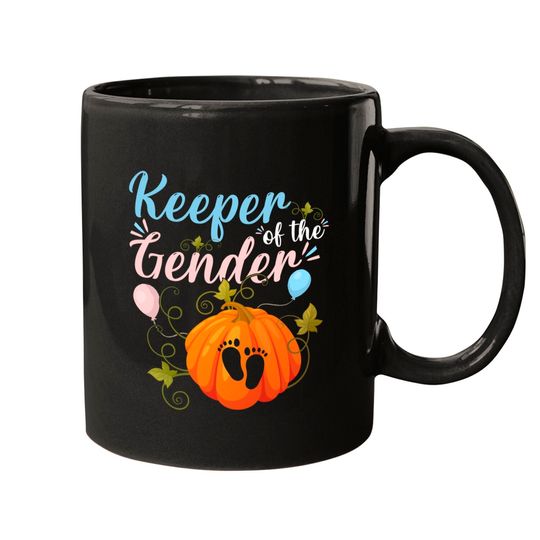 Discover Halloween Gender Reveal Keeper Of The Gender Mugs