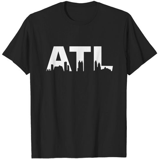 Discover ATL White Skyline - Atlanta - T-Shirt