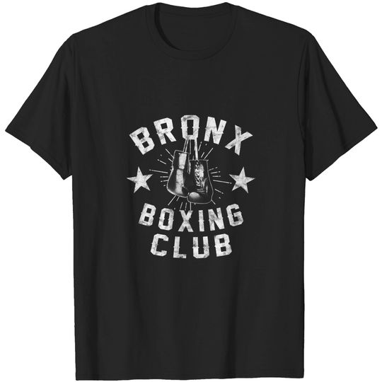 Discover Bronx Boxing Club - Vintage Distressed Boxer T-Shirt