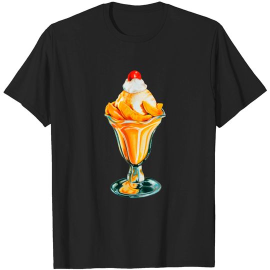 Discover Peach Sundae - Ice Cream - T-Shirt
