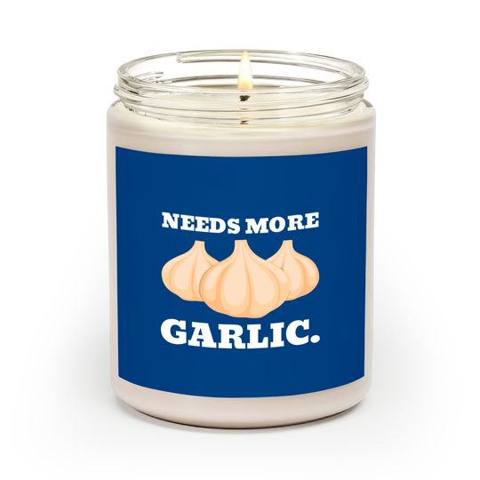 Discover Needs More Garlic |Cook Chef Garlic Scented Candles