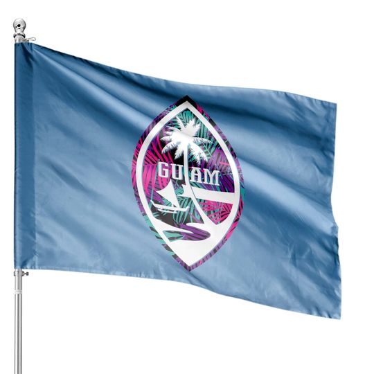 Discover Guam Seal House Flags Guam