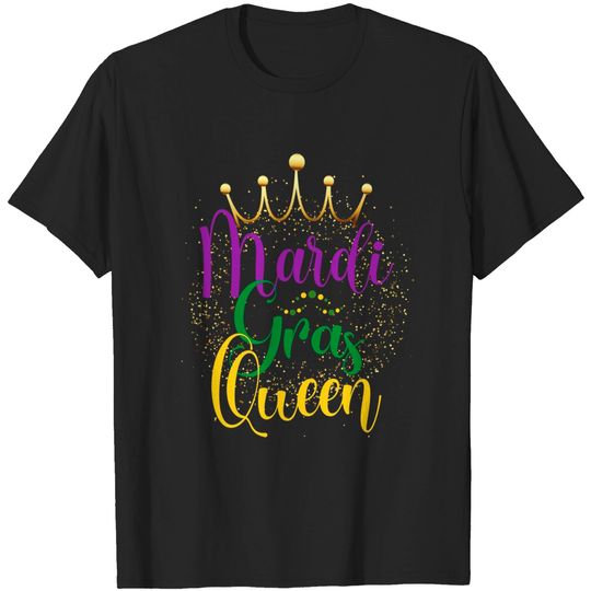 Discover Mardi Gras Queen Parade Costume Party Women Gift Mardi Gras T-Shirt