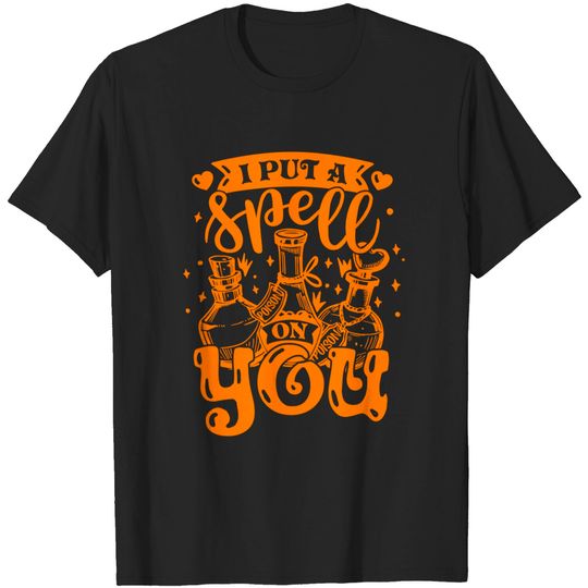 Discover Poison Bottle T-Shirt I Put A Spell On You Halloween Costume Witch Poison Bottle