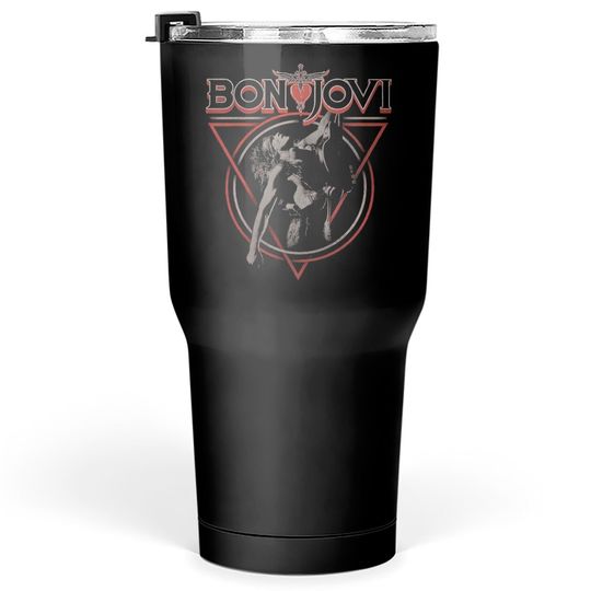 Discover Bon Jovi Men's Triangle Overlap Tumblers 30 oz