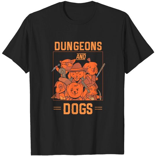 Discover Dungeons And Dogs - Dnd - T-Shirt