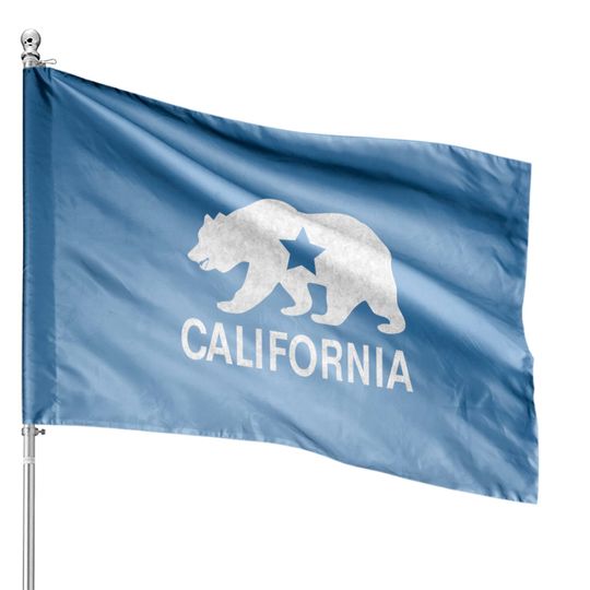 Discover California Bear Logo House Flag
