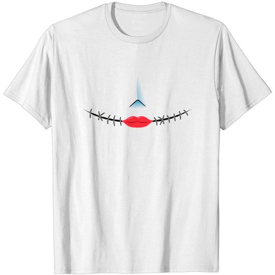 Discover Nightmare Corpse face mask girl mouth - Mouth Mask - T-Shirt