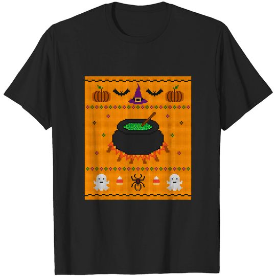 Discover Halloween Potion Knit - Ugly Holiday Sweater - T-Shirt