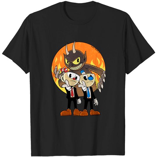 Discover We are here to collect - Cuphead And Mugman - T-Shirt