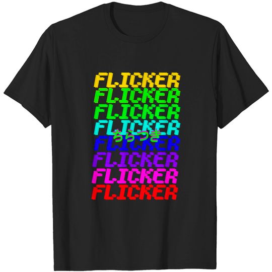 Discover F L I C K E R - Vaporwave - T-Shirt