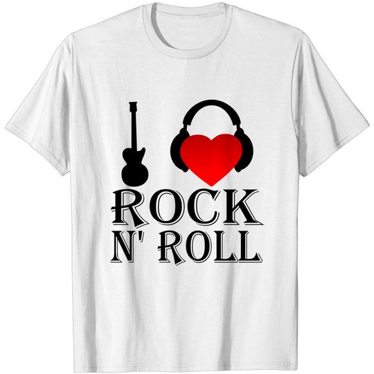 Discover I love rock 'n roll - I Love Rock N Roll - T-Shirt