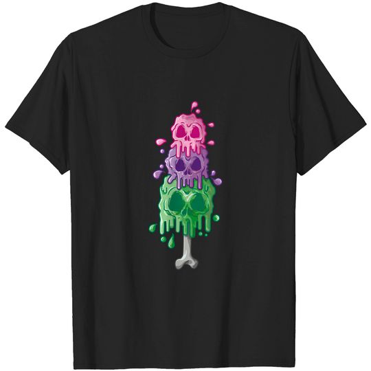 Discover ice skull - Ice Cream - T-Shirt