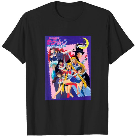 Discover Sailor Moon 90s Anime Series Short Sleeved T-Shirt