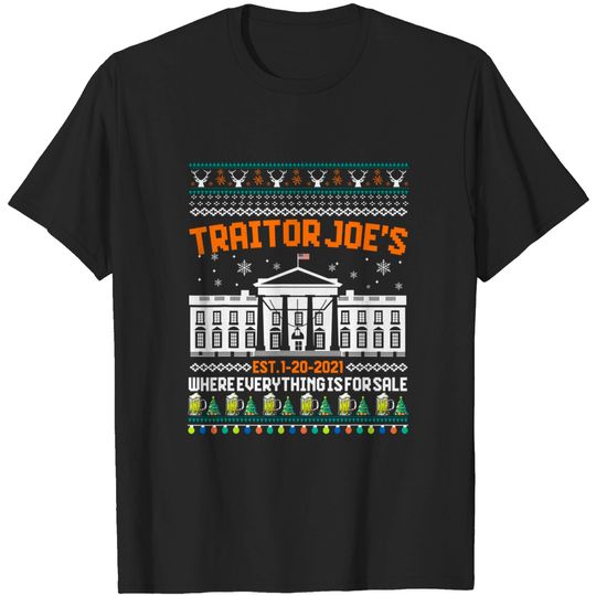 Discover Traitor Joe's T-Shirt Traitor Joe's Where Everything Is For Sale Xmas Pajamas