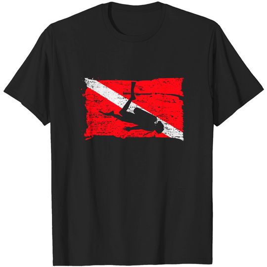 Discover Scuba Diving Flag vintage Divers gift T-Shirt