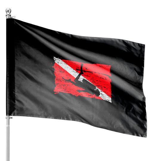 Discover Scuba Diving Flag vintage Divers gift House Flags