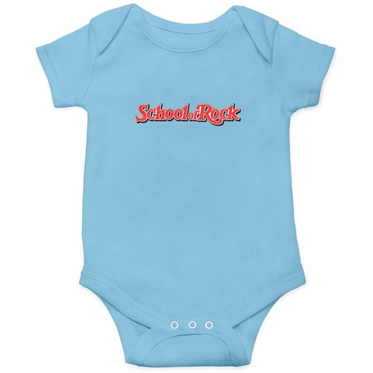 Discover School of Rock Logo (Washed out Design) - School Of Rock - Onesies