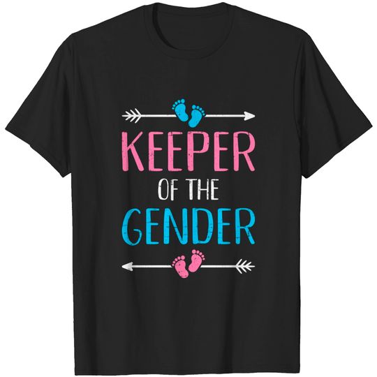 Discover Halloween Gender Reveal Keeper Of The Gender T-Shirt