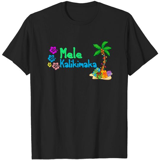Discover Mele Kalikimaka Christmas Hawaiian T-Shirt