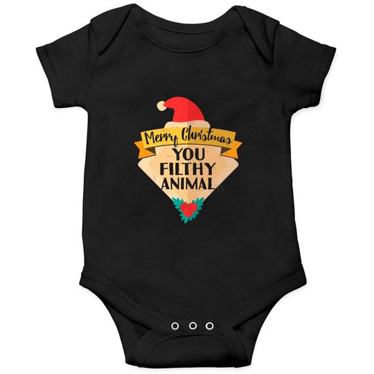 Discover Merry Christmas You Filthy Animal Onesies