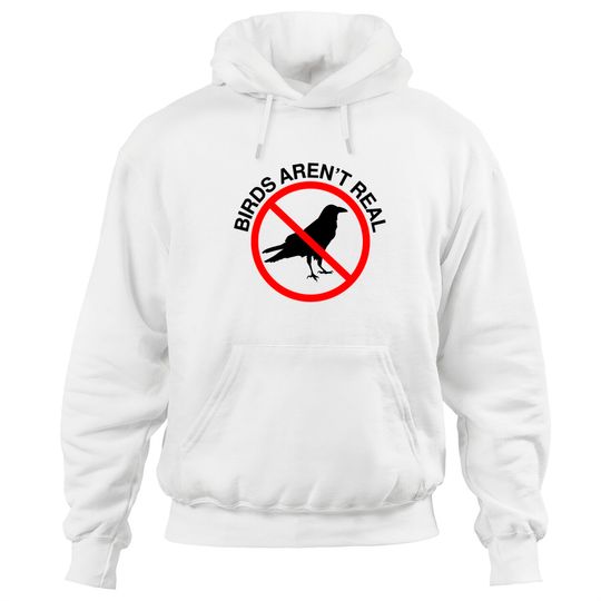 Discover Birds Aren't Real Prohibited Sign Hoodies