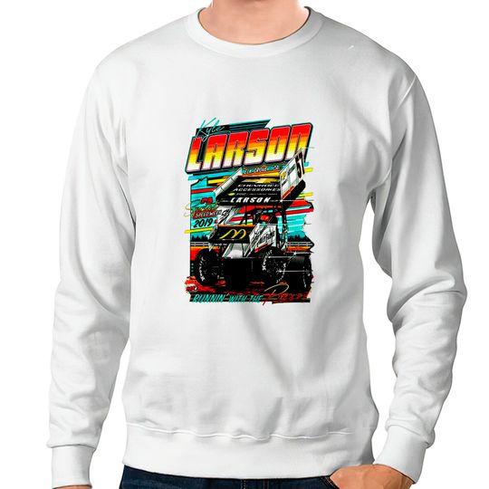 Discover Kyle Larson Racing Car Sweatshirts