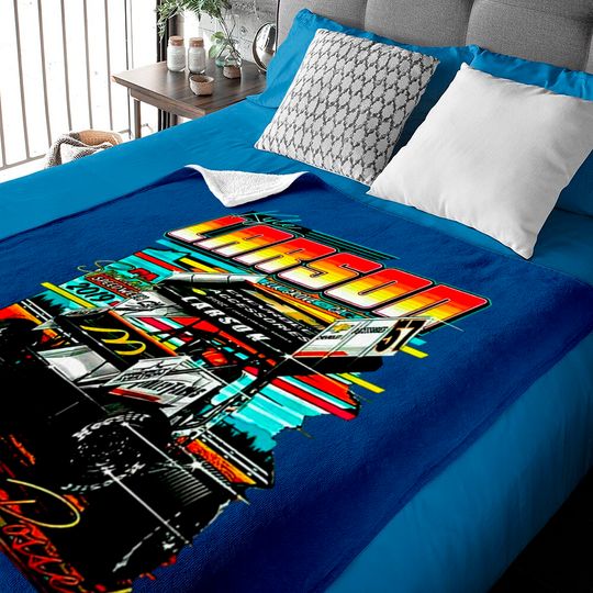 Discover Kyle Larson Racing Car Baby Blankets