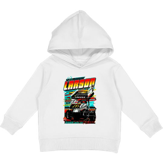 Discover Kyle Larson Racing Car Kids Pullover Hoodies