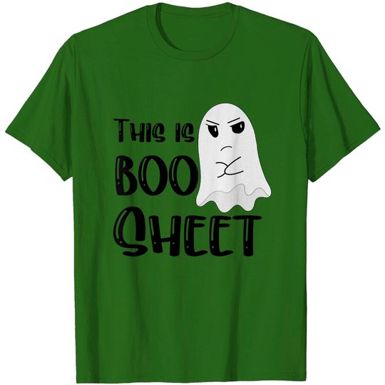 Discover This is Boo Sheet Bull Halloween Ghost T Shirt