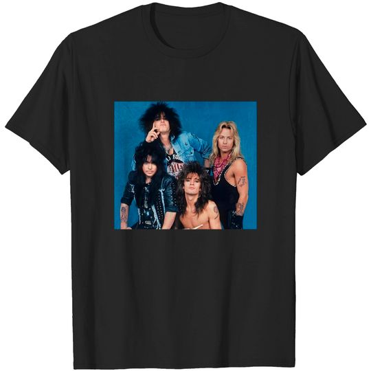 Discover Motley Crue Vintage 80s Metal Band T-Shirt