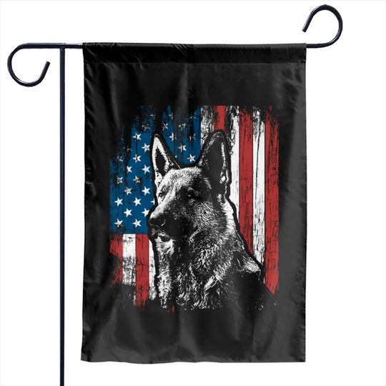 Discover German Shepherd 4th of July American Flag Garden Flags Gifts