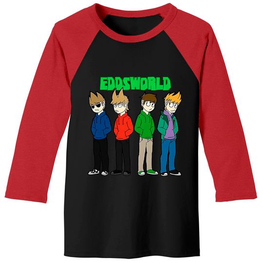 Discover Eddsworld Baseball Tees Unisex Animated