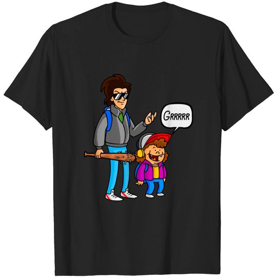 Discover Dustin and Steve - Stranher Things - T-Shirt