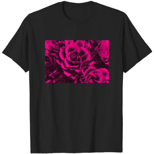 Discover Pink Face Mask with Floral Pattern T-Shirt
