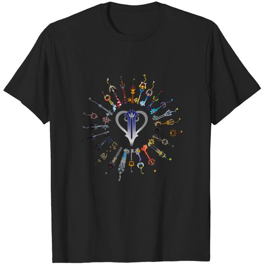 Discover Kingdom Hearts 2 Keyblades - Kingdom Hearts - T-Shirt