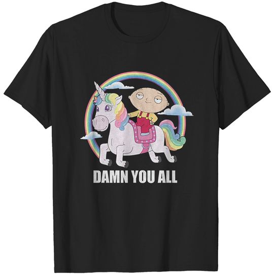 Discover Family Guy Men's Stewie Unicorn T-Shirt
