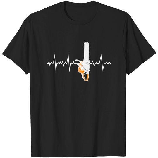 Discover Arborist Tree Surgeon Trimmer Heartbeat Pulse rate - Arborist - T-Shirt