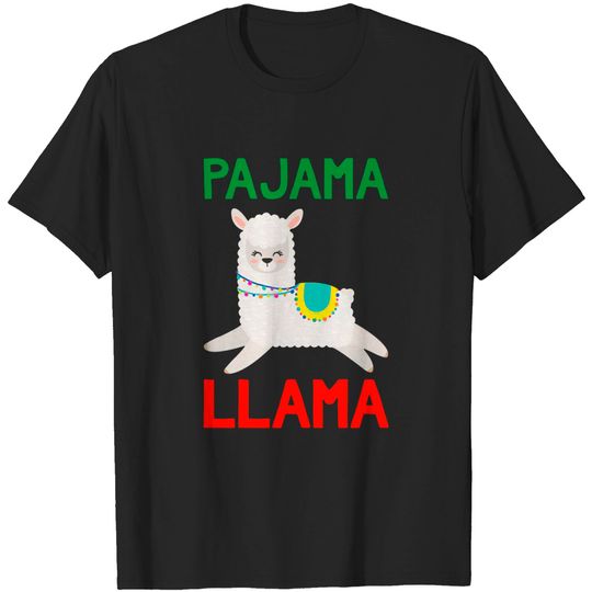 Discover Pajama Llama Christmas Tee - Funny Design