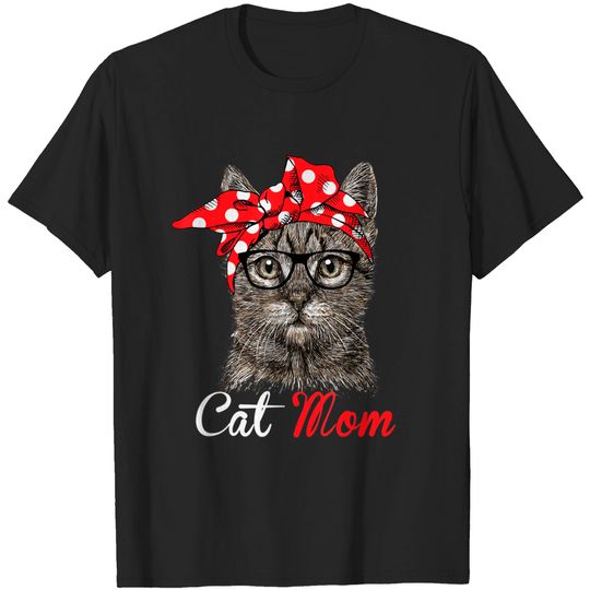 Discover Funny Cat Mom Shirt for Cat Lovers-Mothers Day Gift T-Shirt
