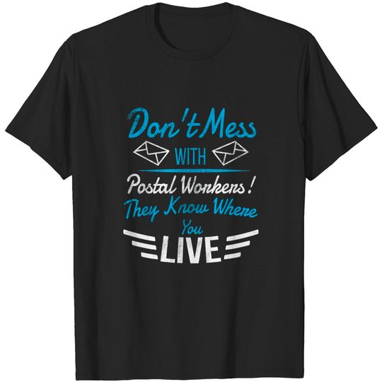 Discover Postman Postal Carrier Gift for Mailman Rural Mail Carrier T-Shirt
